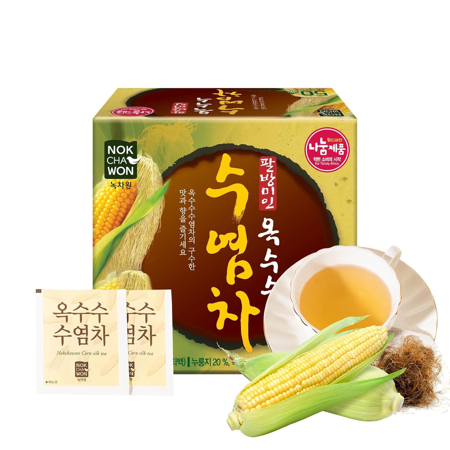 Korean Roasted Corn Tea - Nokchawon Brand